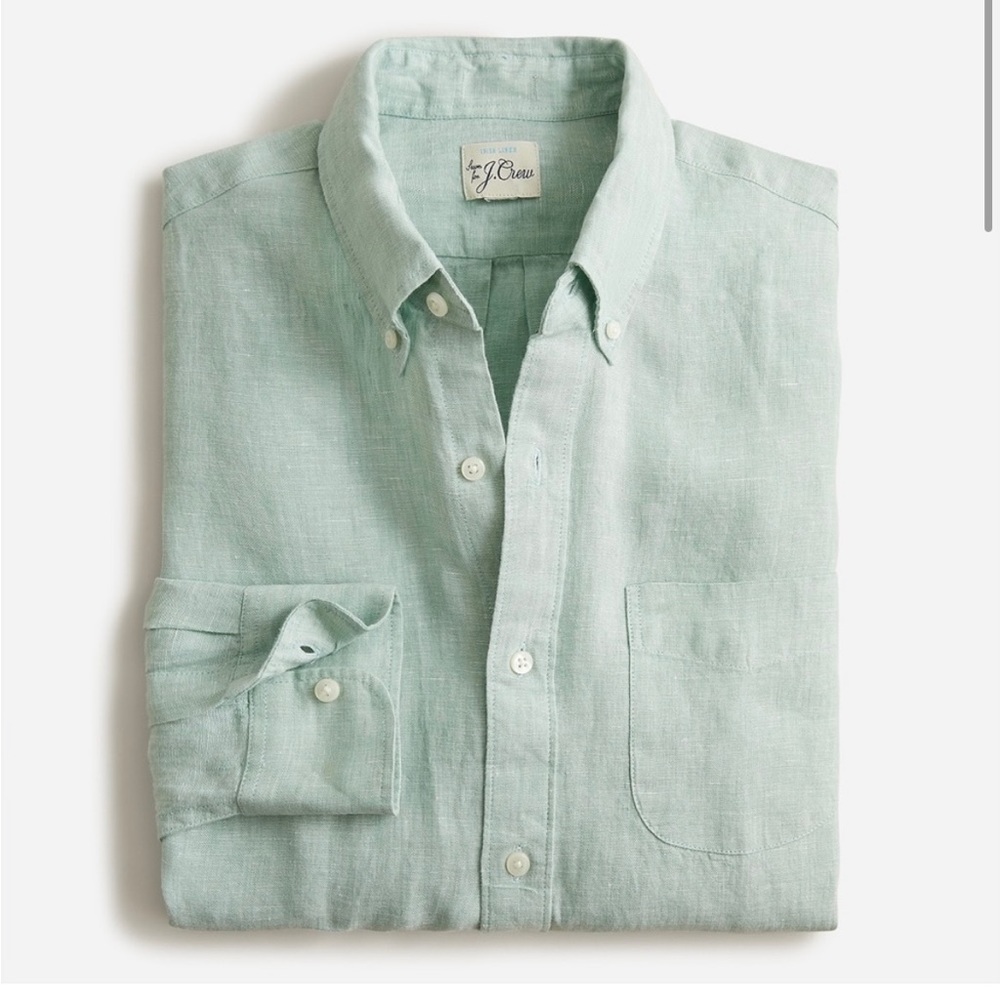 NWT J. Crew Baird linen shirt